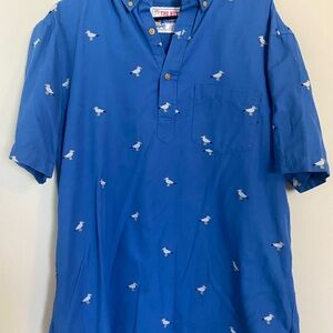 Chubbies The Nutter Blue Seagull Print Men's Shirt